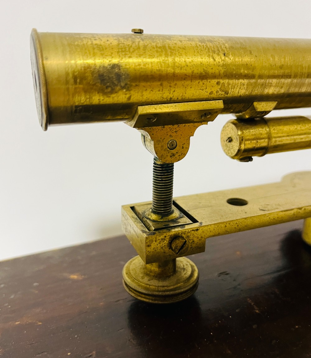 Antique Brass Surveyor's Level by W&S Jones View X