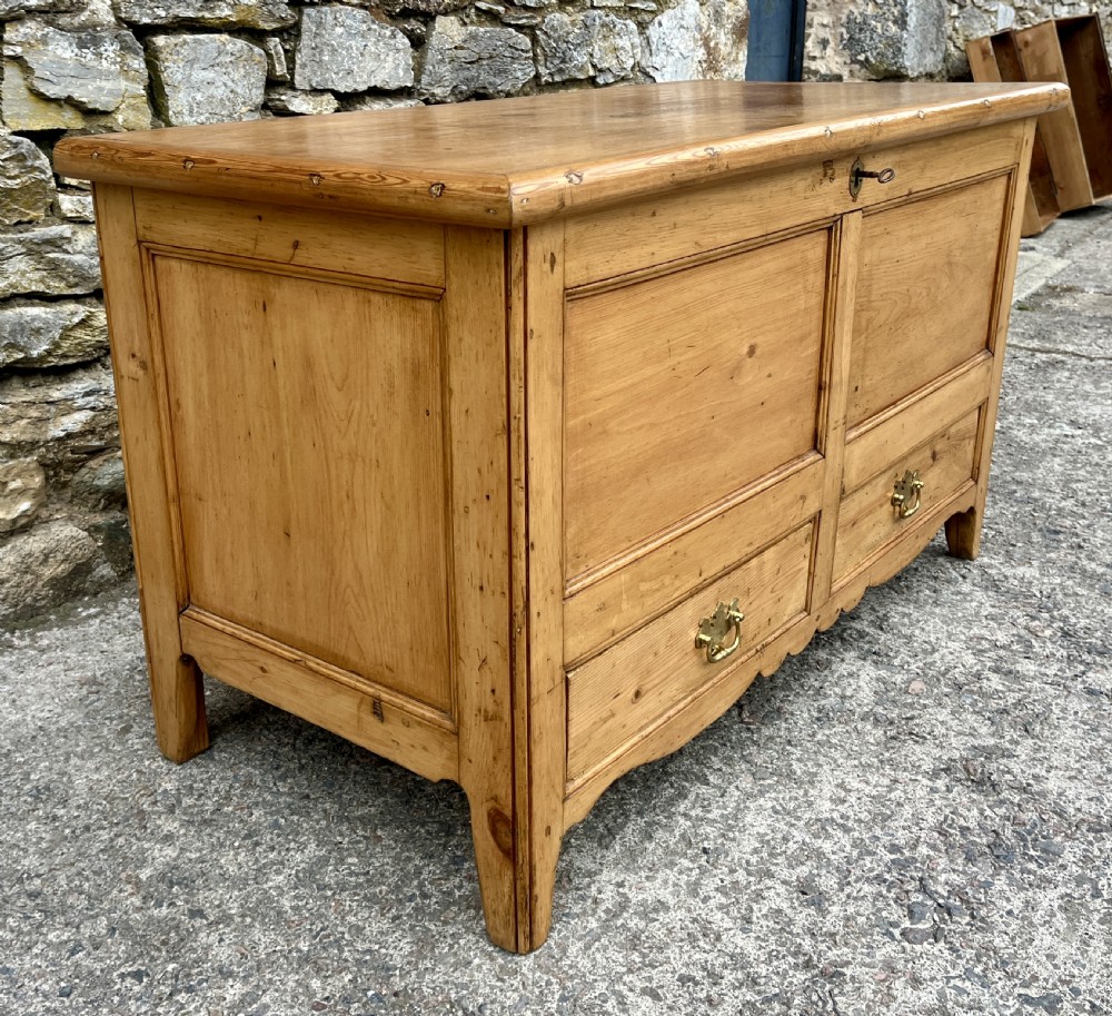 Antique Pine Mule Chest View III