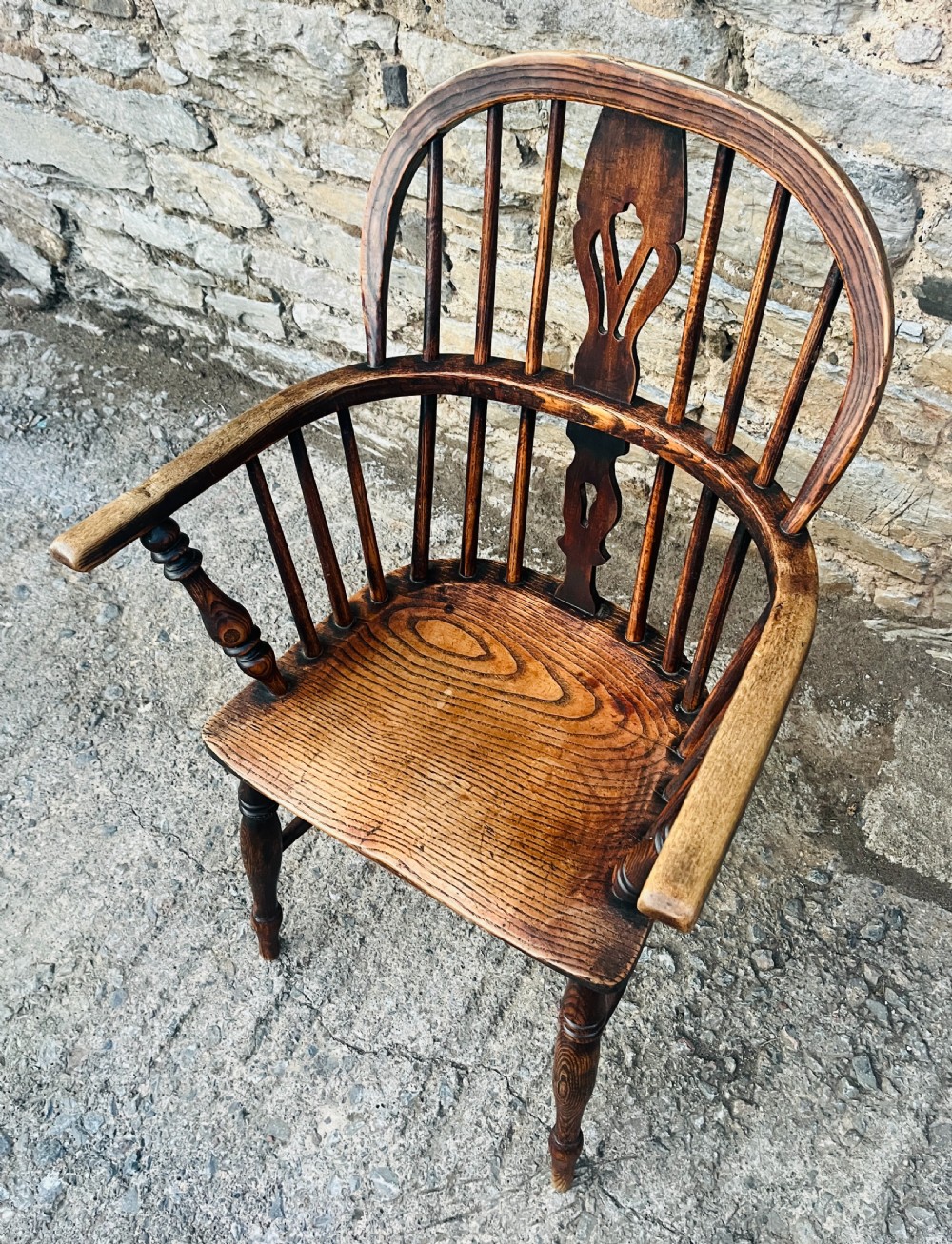 Antique Hoop Back Windsor Chair View III