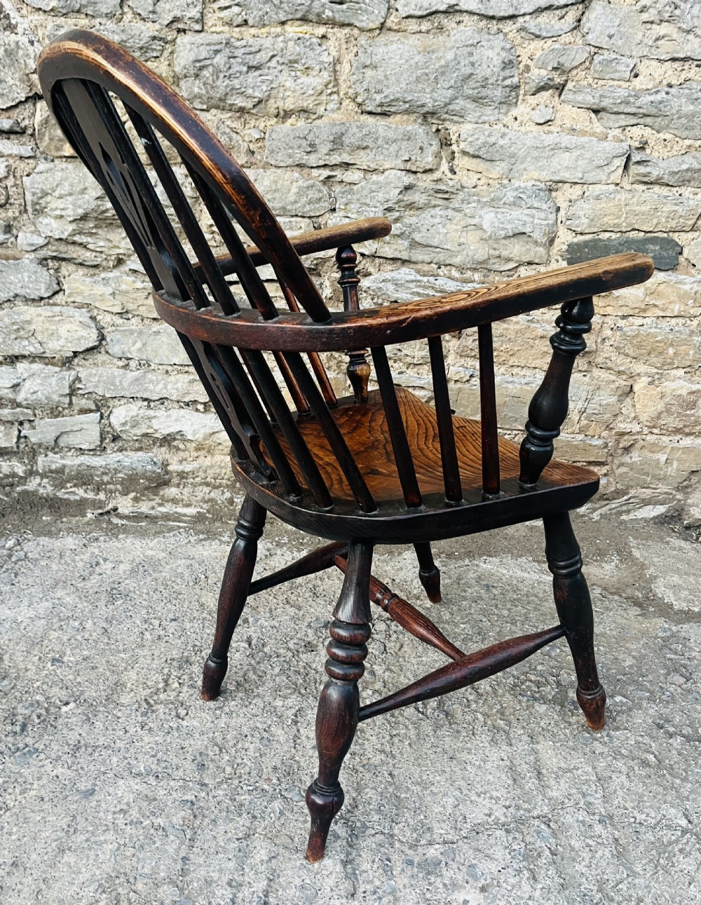 Antique Hoop Back Windsor Chair View V