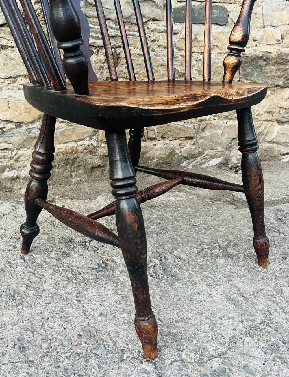 Antique Hoop Back Windsor Chair View VII
