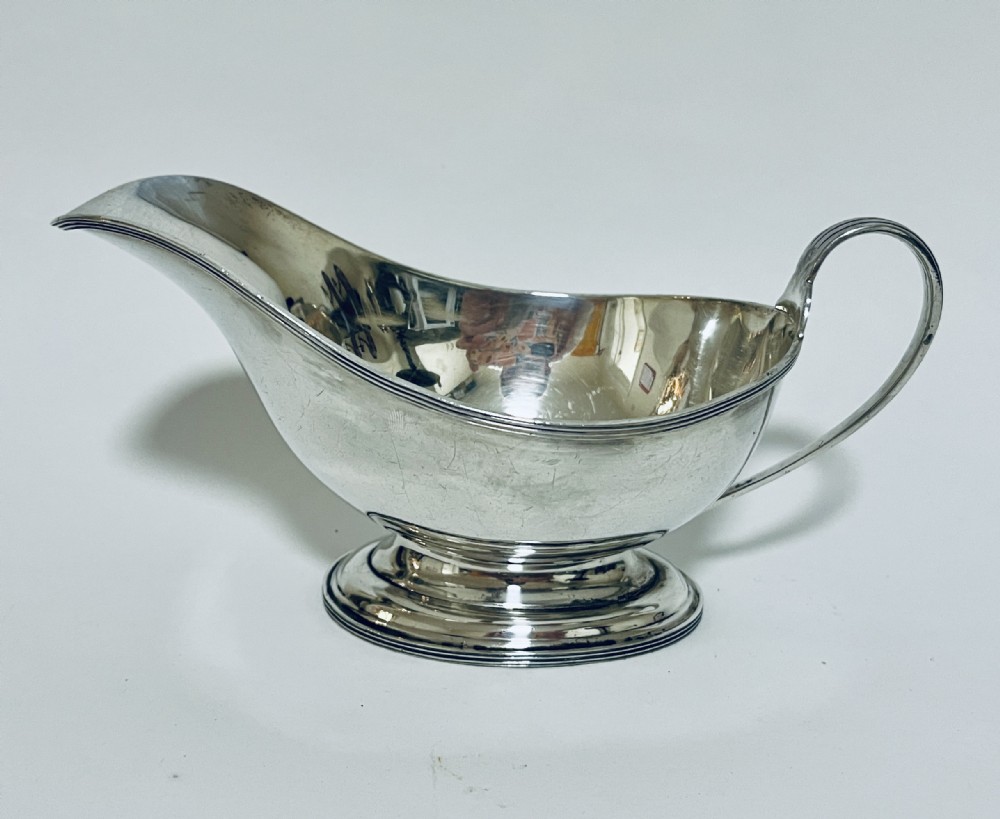 Antique Silver Sauce Boat