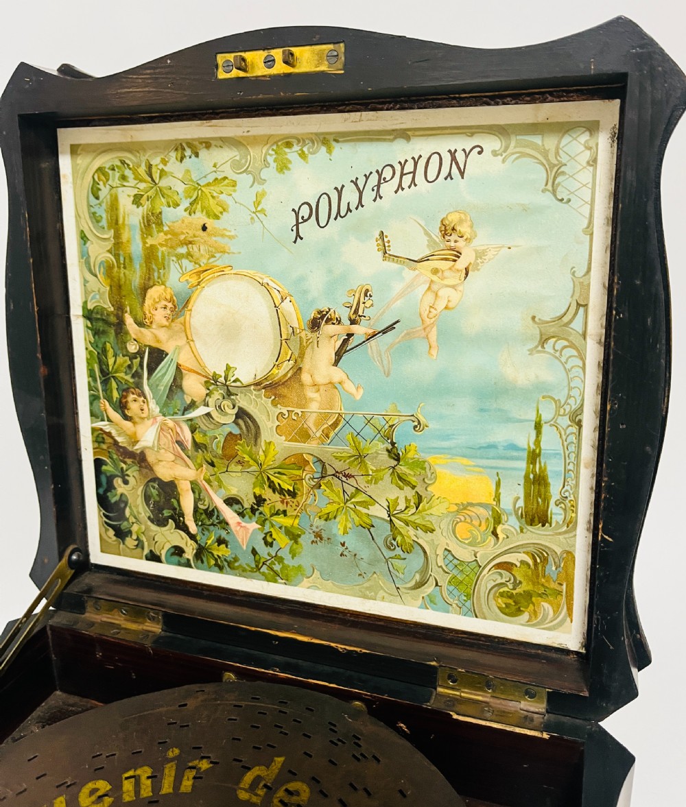 Victorian Walnut Cased Polyphon View IV