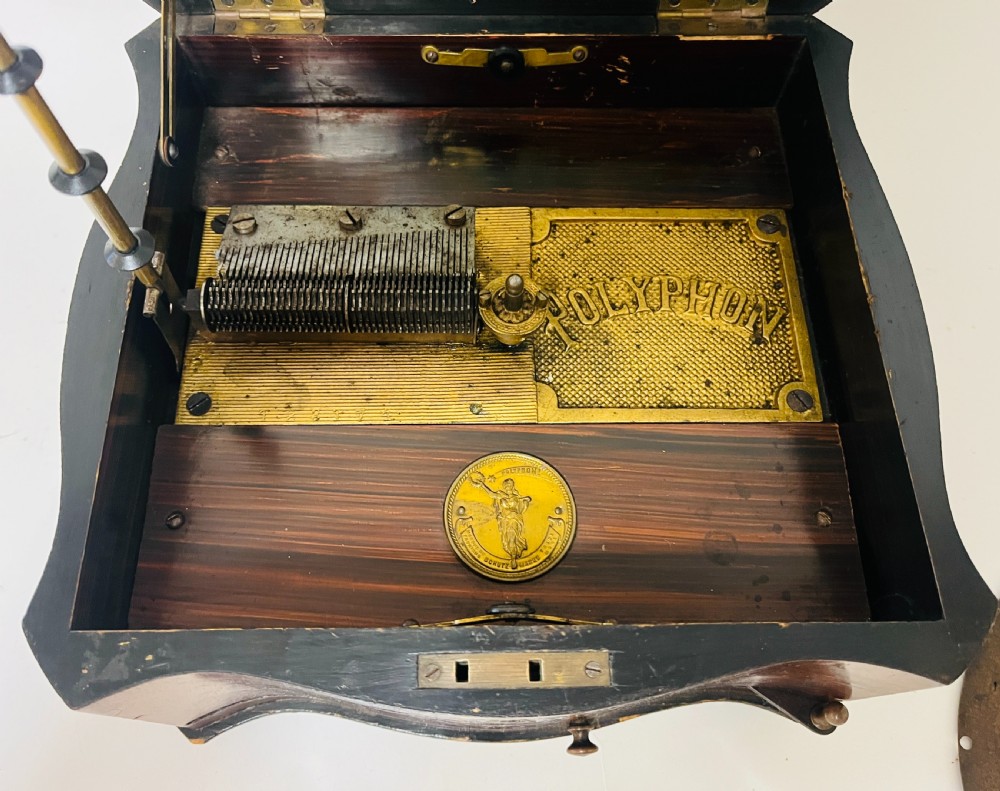 Victorian Walnut Cased Polyphon View VIII