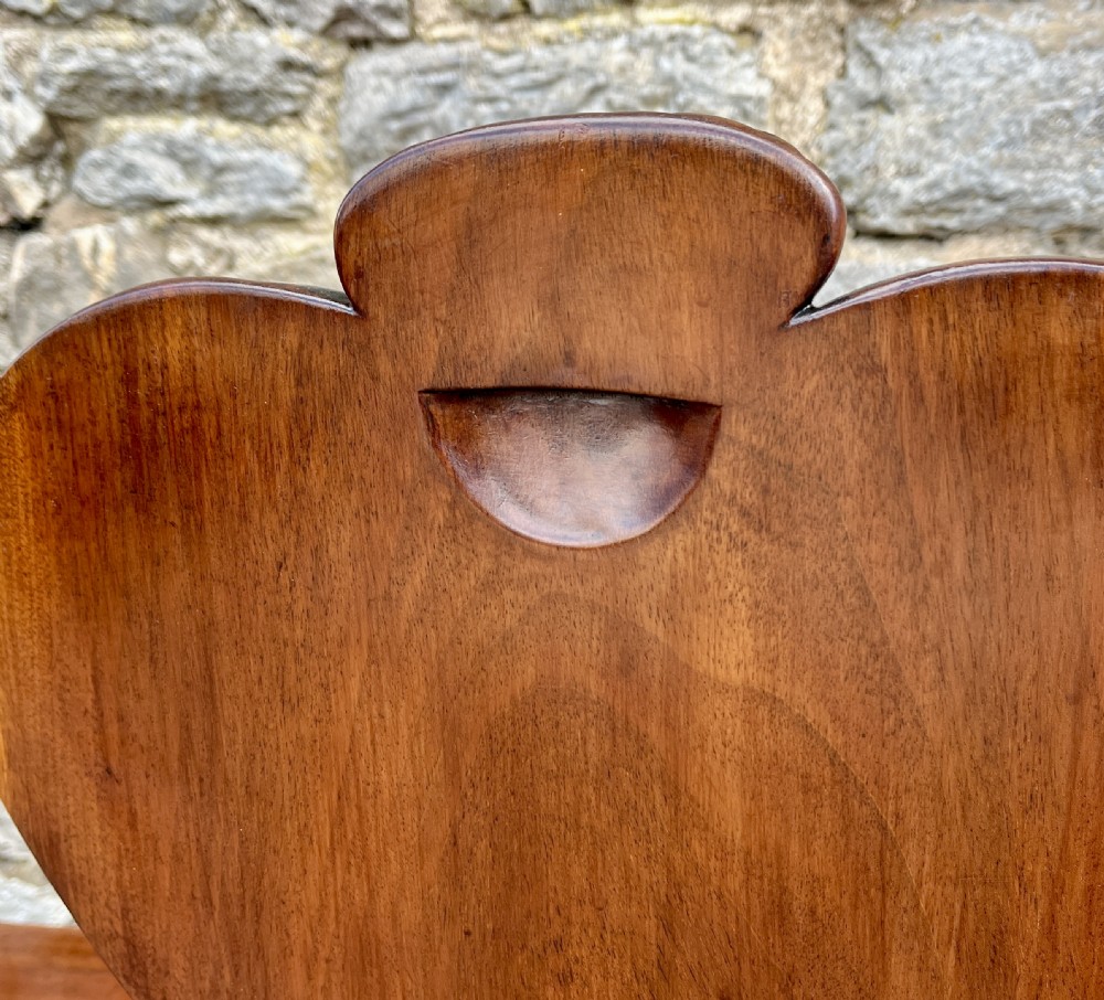 Pair of Victorian Mahogany Hall Chairs View XII