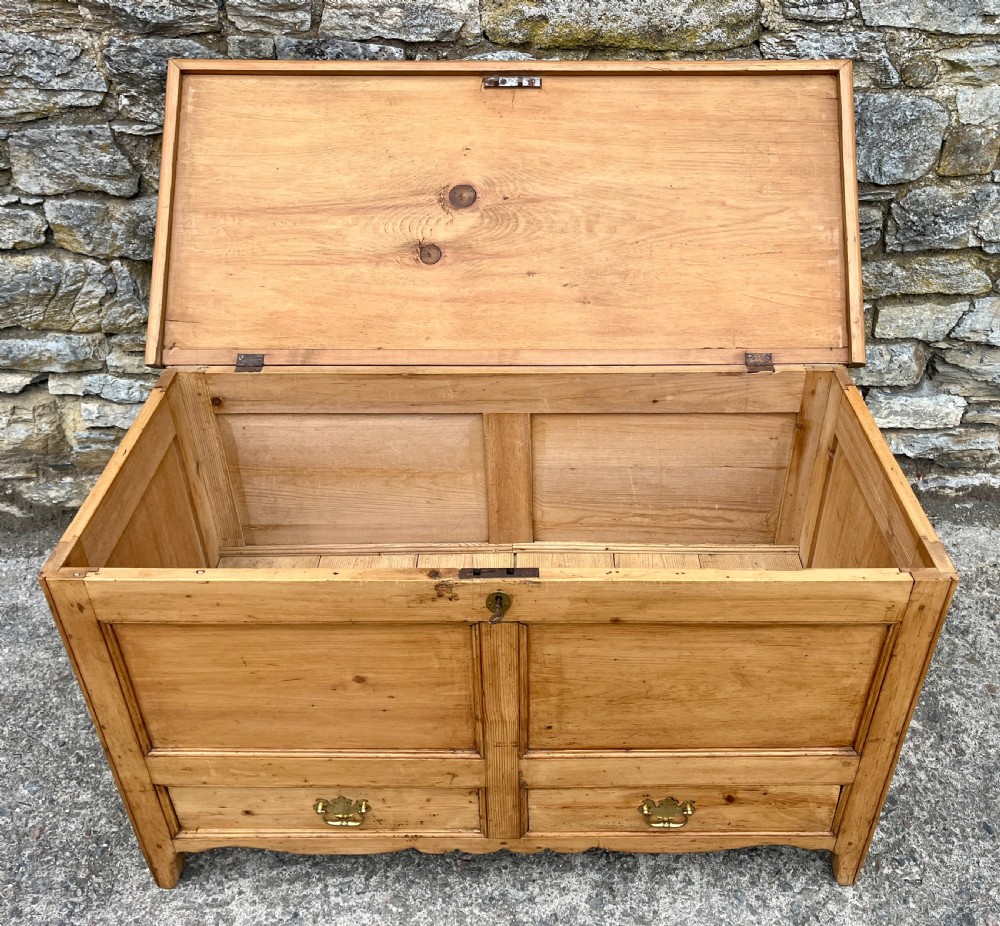 Antique Pine Mule Chest View VII