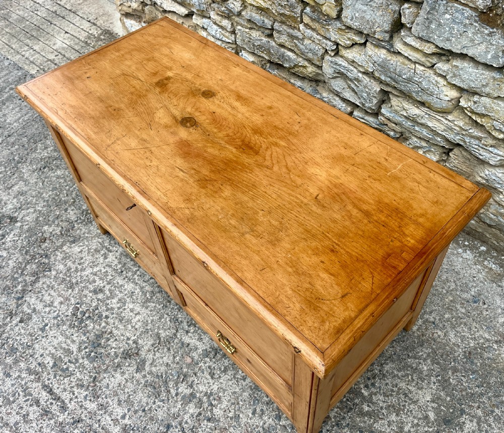 Antique Pine Mule Chest View IX