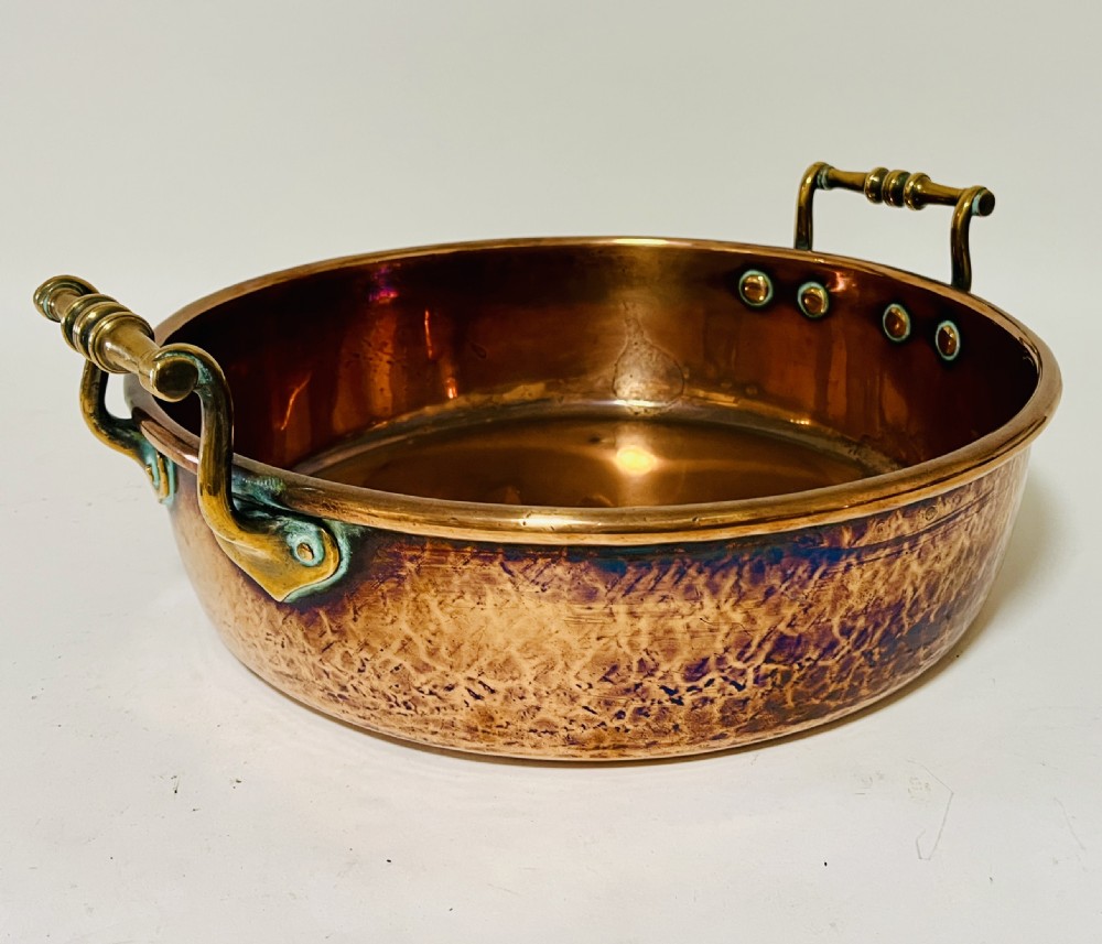 Victorian Copper Jam Pan View IV