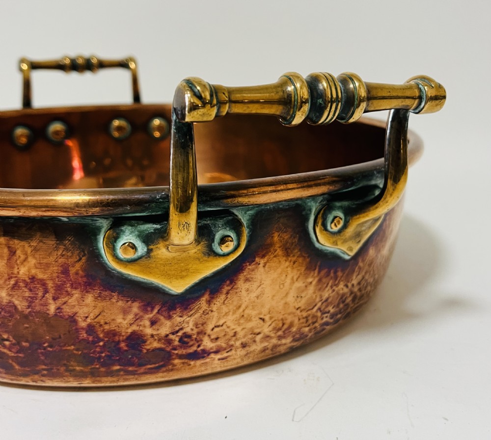 Victorian Copper Jam Pan View V