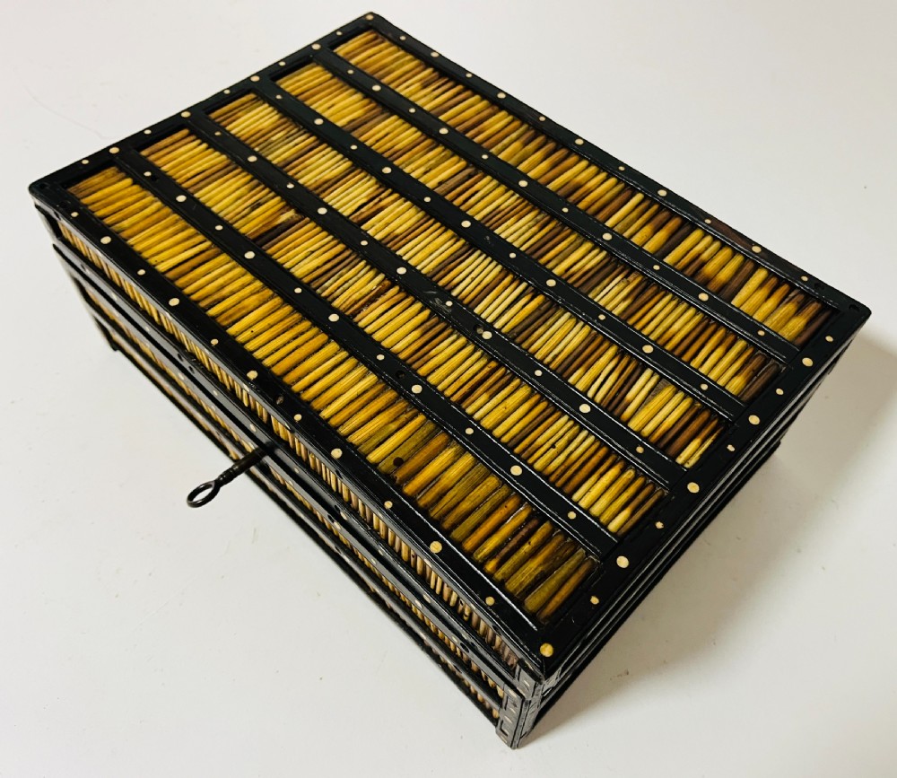 Anglo-Indian Porcupine Quill Box View IX