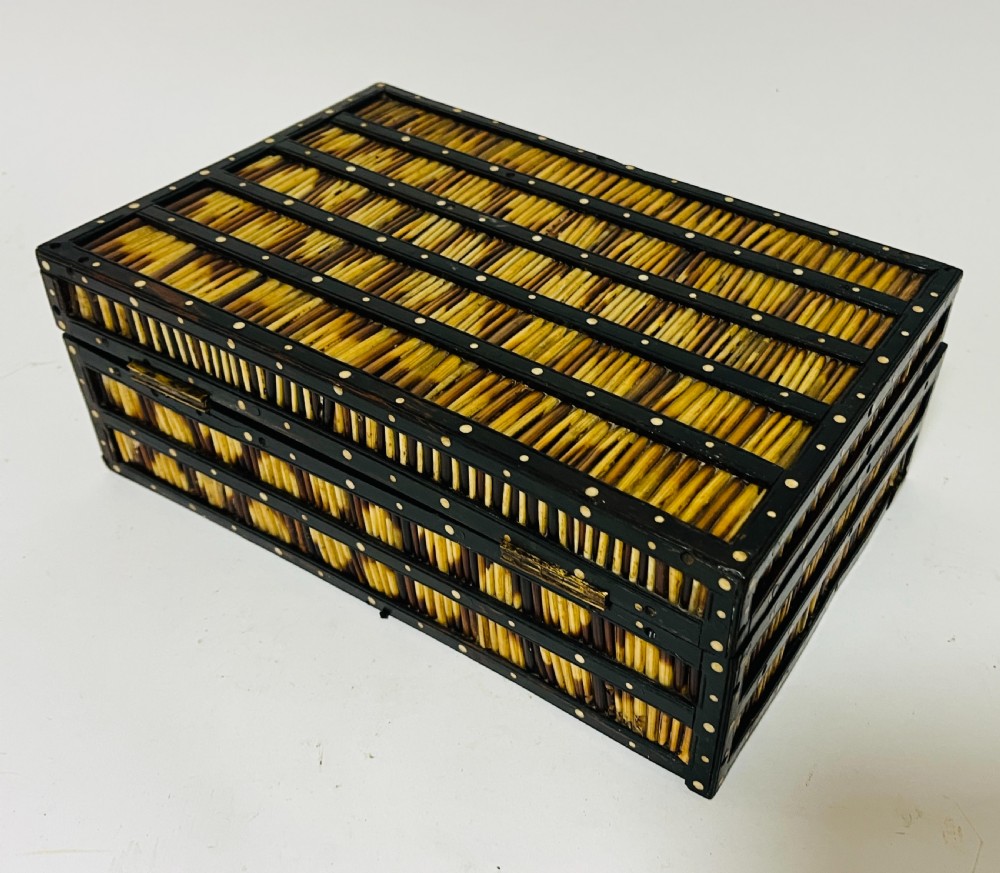 Anglo-Indian Porcupine Quill Box View XII