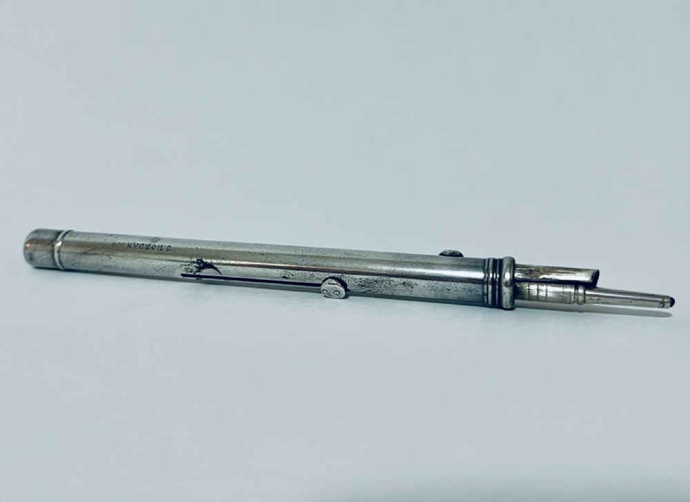 Victorian Silver Propelling Pen and Pencil View VIII