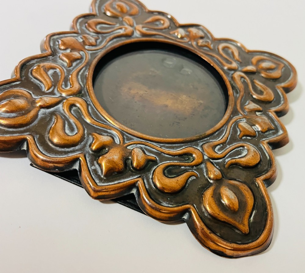 Art Nouveau Samtico Copper Frame View IX