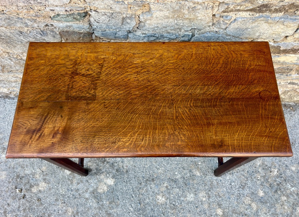 Antique Oak Console Table View III