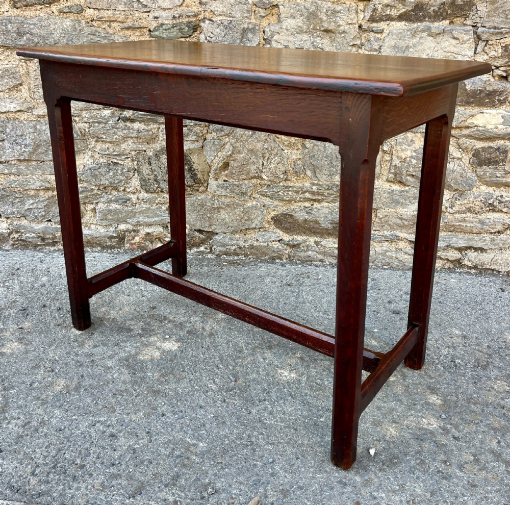 Antique Oak Console Table View IV