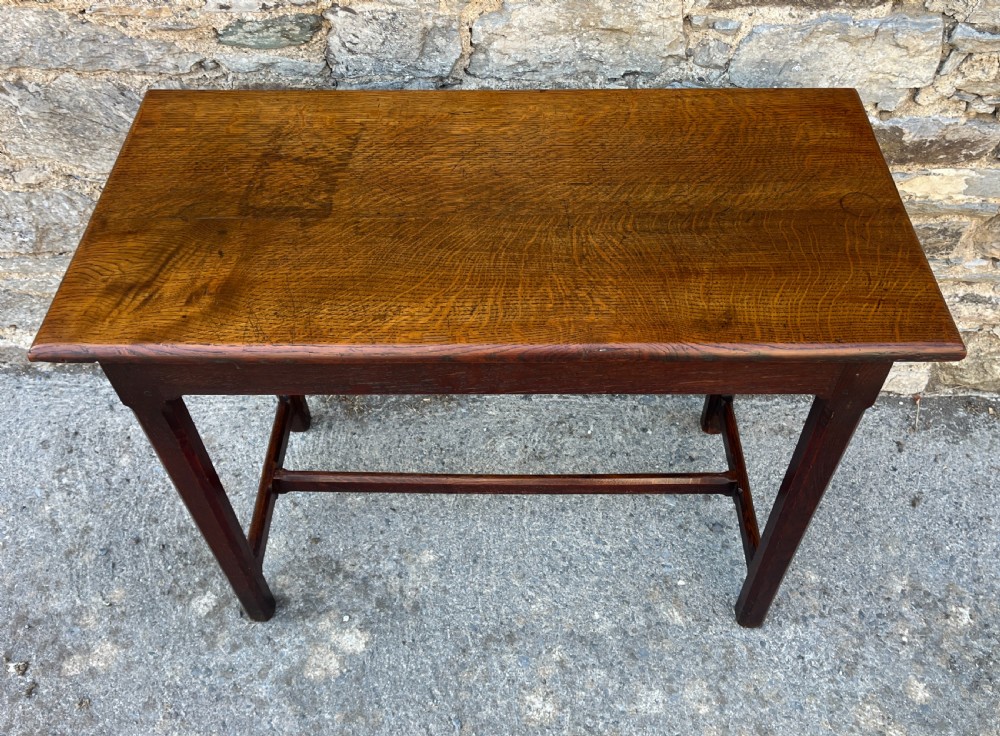Antique Oak Console Table View V
