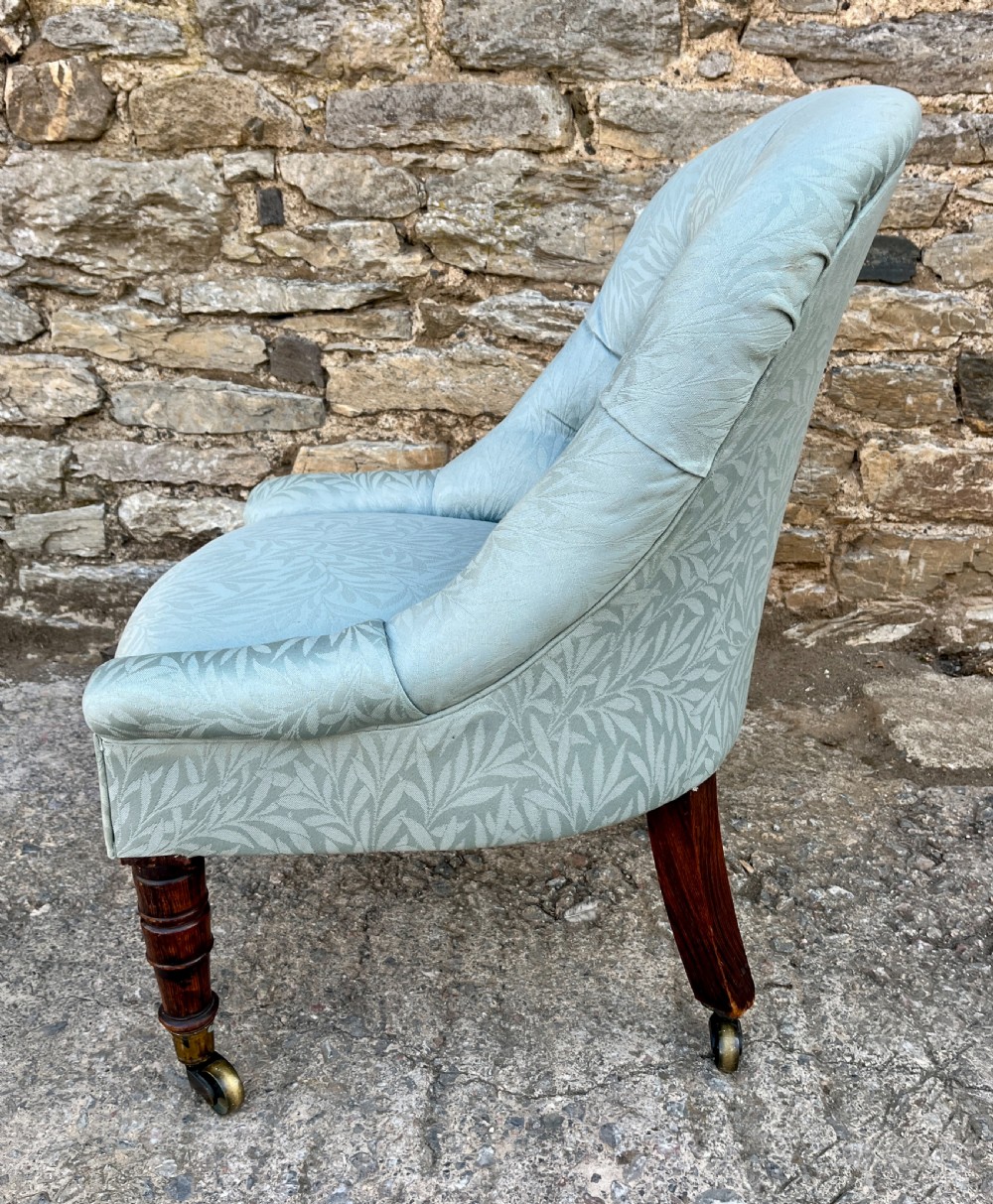 Small Victorian Button Back Nursing Chair View III