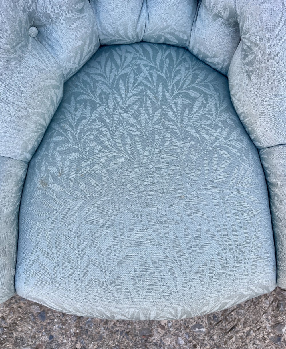 Small Victorian Button Back Nursing Chair View XII