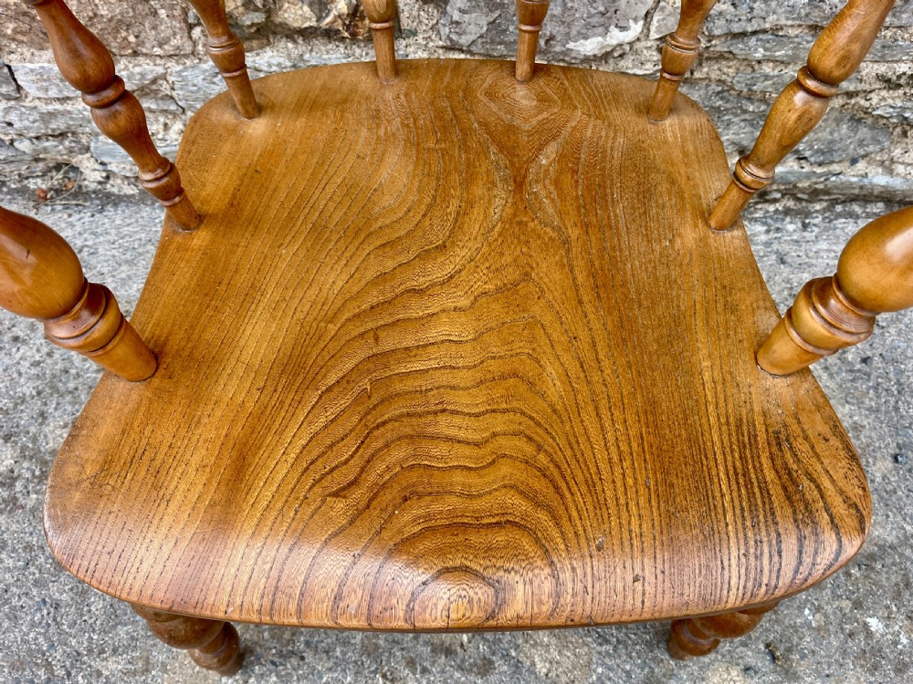 Antique Elm Captains Chair View III