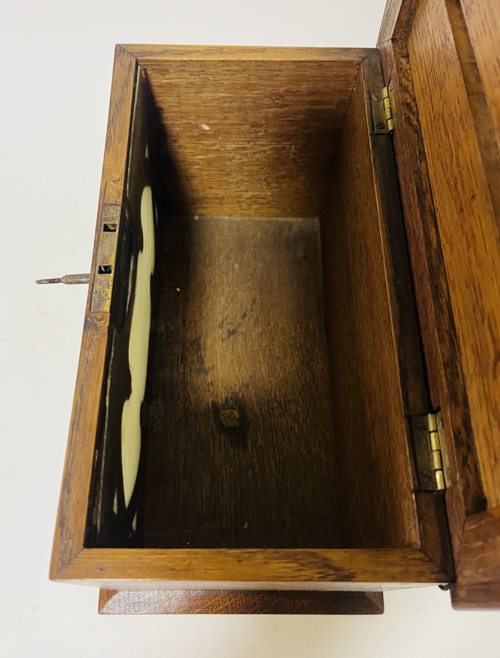 Antique Oak Letter Box View XIII