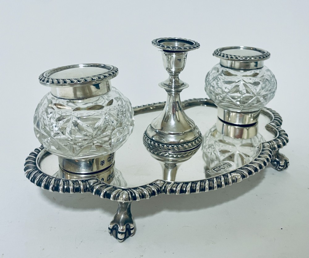 Victorian Silver Desk Stand View X