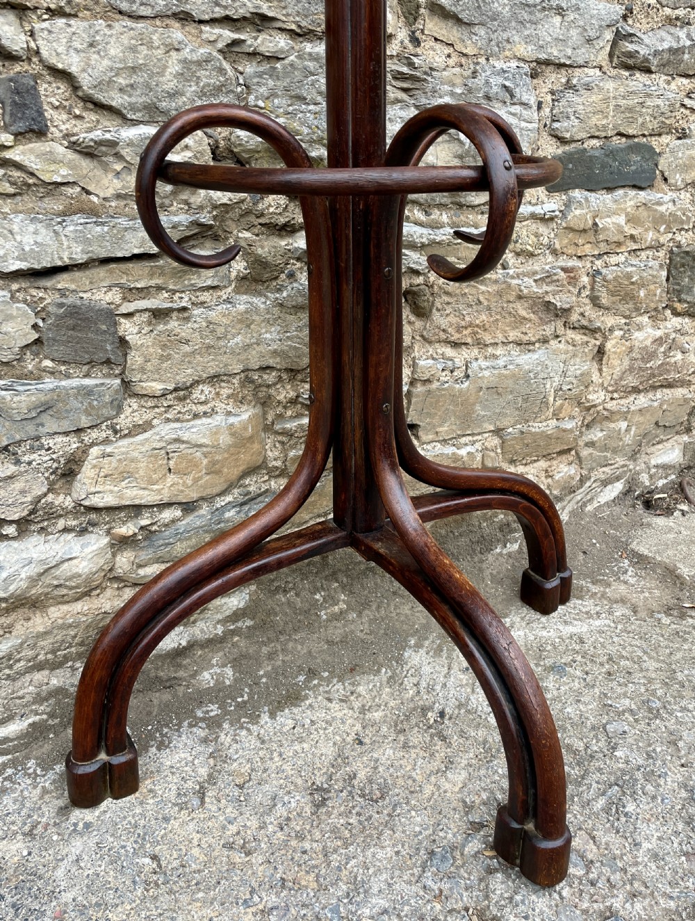 Antique Bentwood Demi-Lune Hat and Coat Stand View VIII
