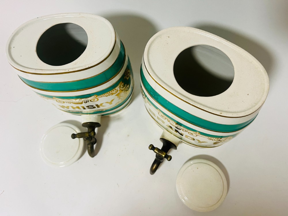 Pair of Victorian Spirit Barrels View V