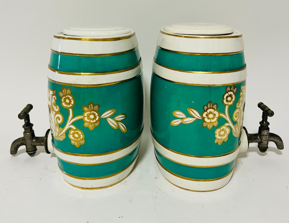 Pair of Victorian Spirit Barrels View VIII