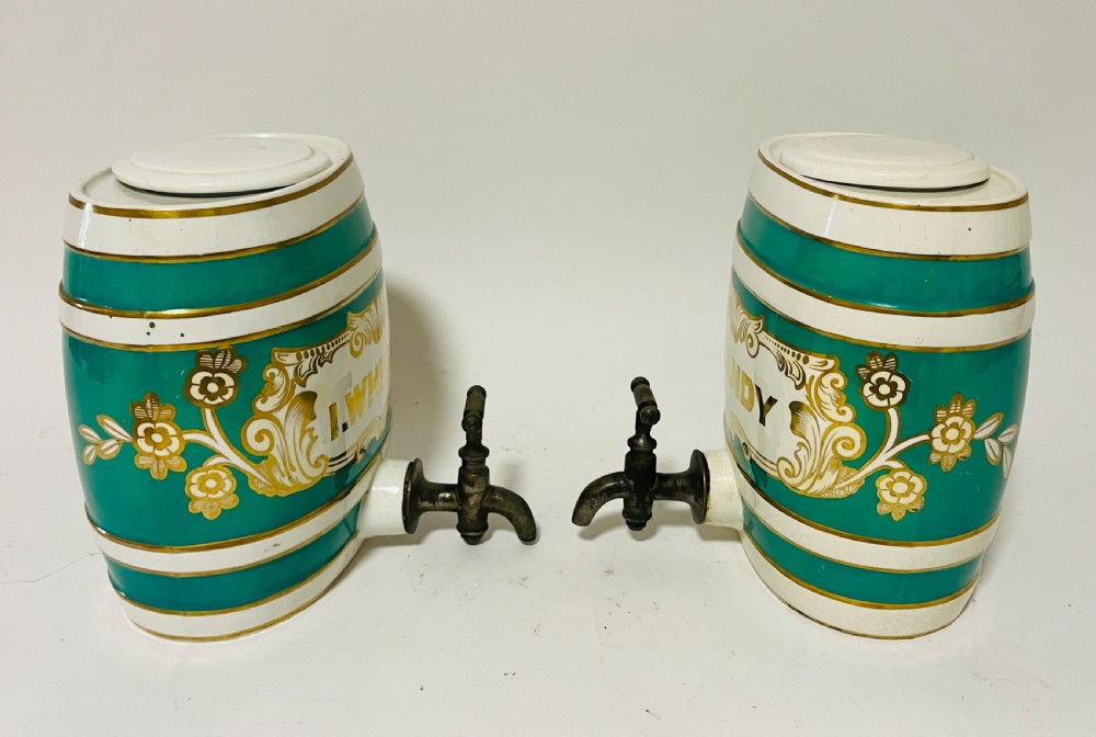 Pair of Victorian Spirit Barrels View XI