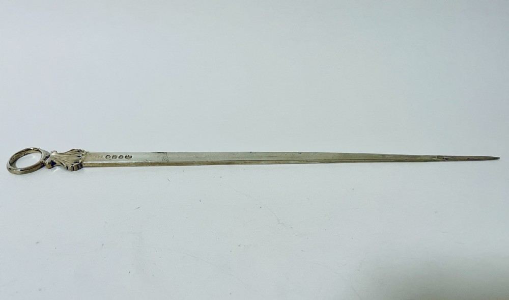 Georgian Silver Meat Skewer