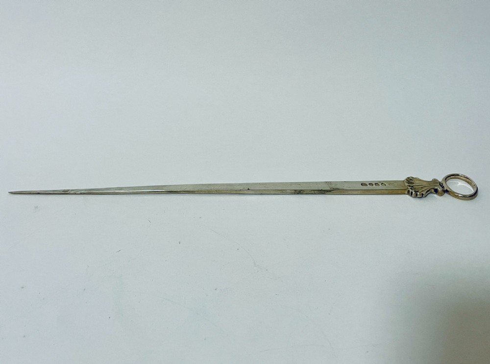 Georgian Silver Meat Skewer View III