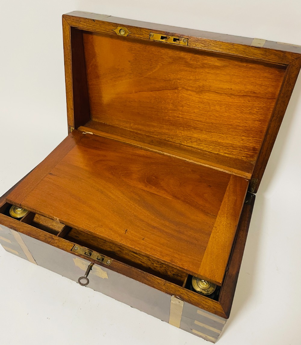 Victorian Rosewood Writing Slope with Secret Drawers View IV