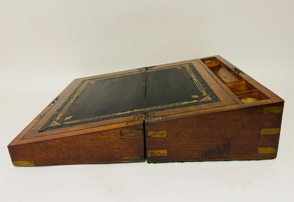 Victorian Rosewood Writing Slope with Secret Drawers View V