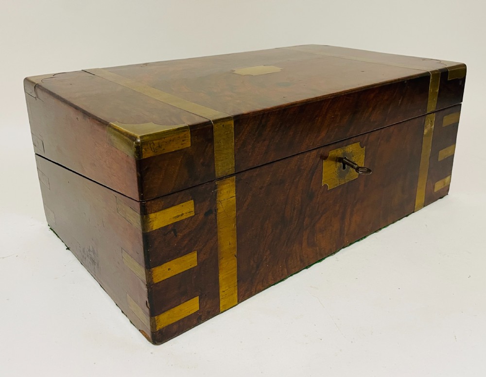 Victorian Rosewood Writing Slope with Secret Drawers View X