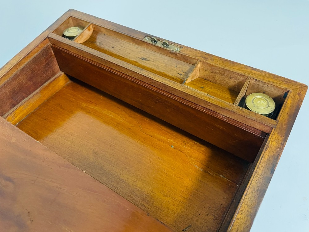 Victorian Rosewood Writing Slope with Secret Drawers View XI