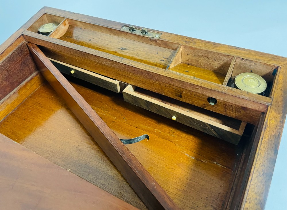Victorian Rosewood Writing Slope with Secret Drawers View XII