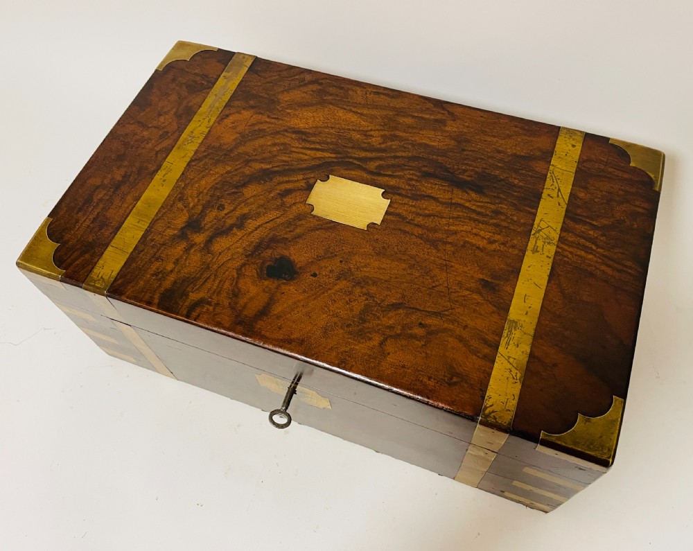 Victorian Rosewood Writing Slope with Secret Drawers View XIII