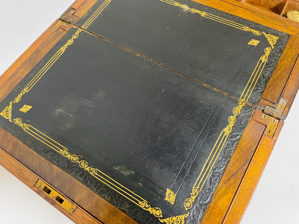 Victorian Rosewood Writing Slope with Secret Drawers View XIV