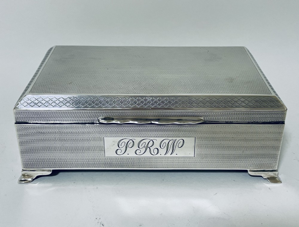 Antique Silver Cigarette Box