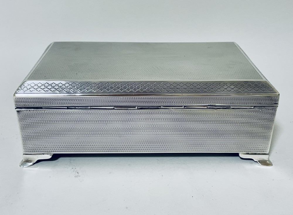 Antique Silver Cigarette Box View VI