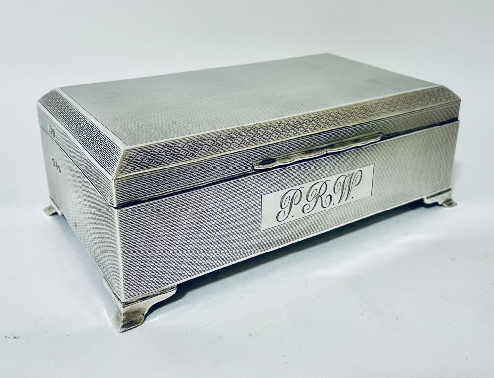 Antique Silver Cigarette Box View VIII