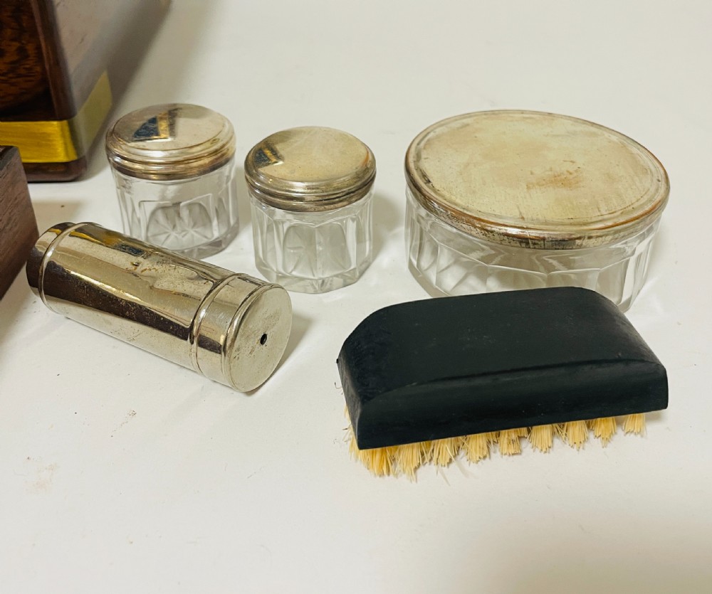 Victorian Rosewood Silver Plated Vanity Box View XVII