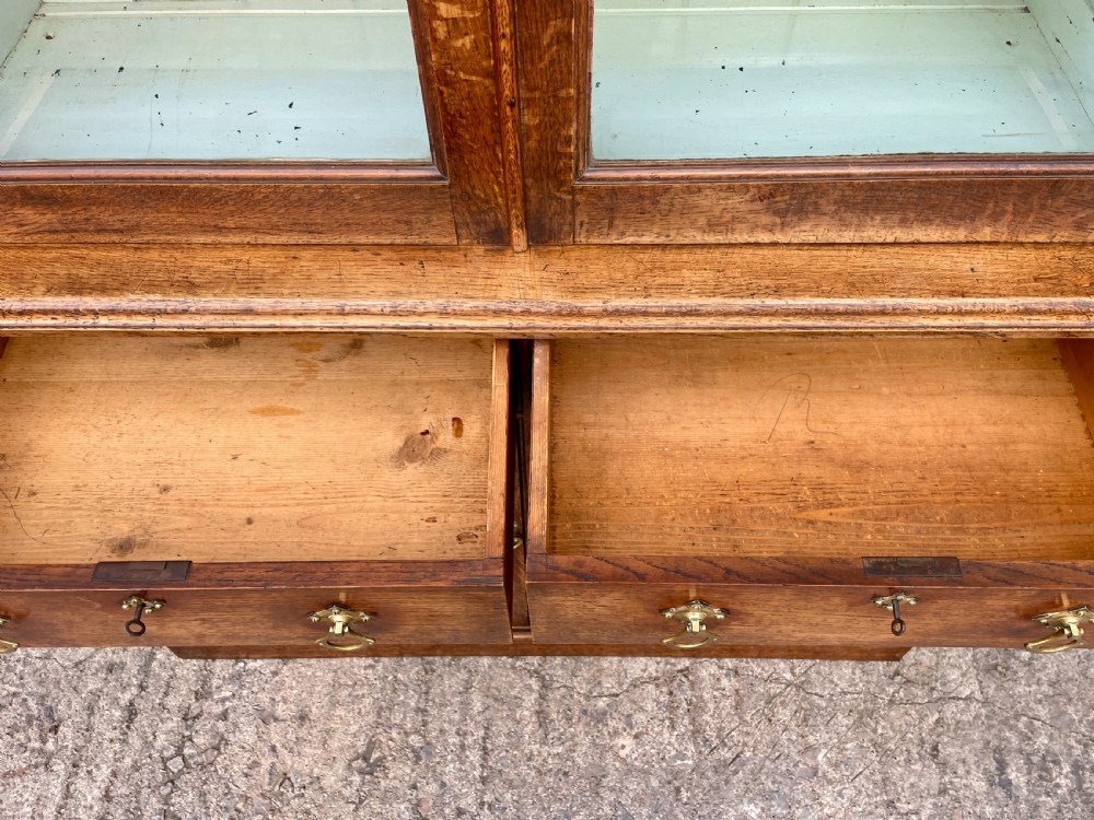 Victorian Oak Glazed Dresser View VIII