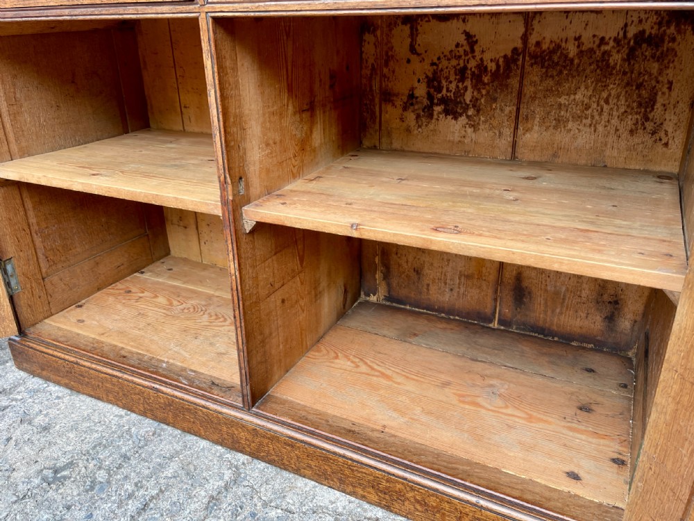 Victorian Oak Glazed Dresser View XI