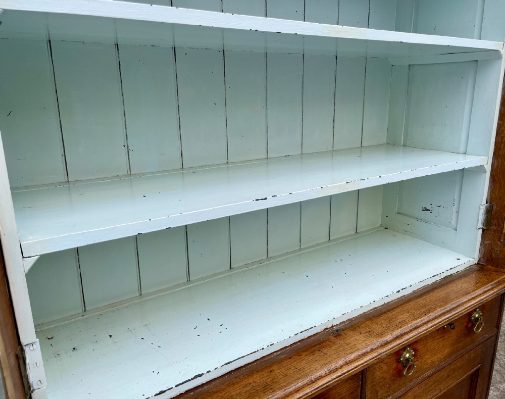 Victorian Oak Glazed Dresser View XIV