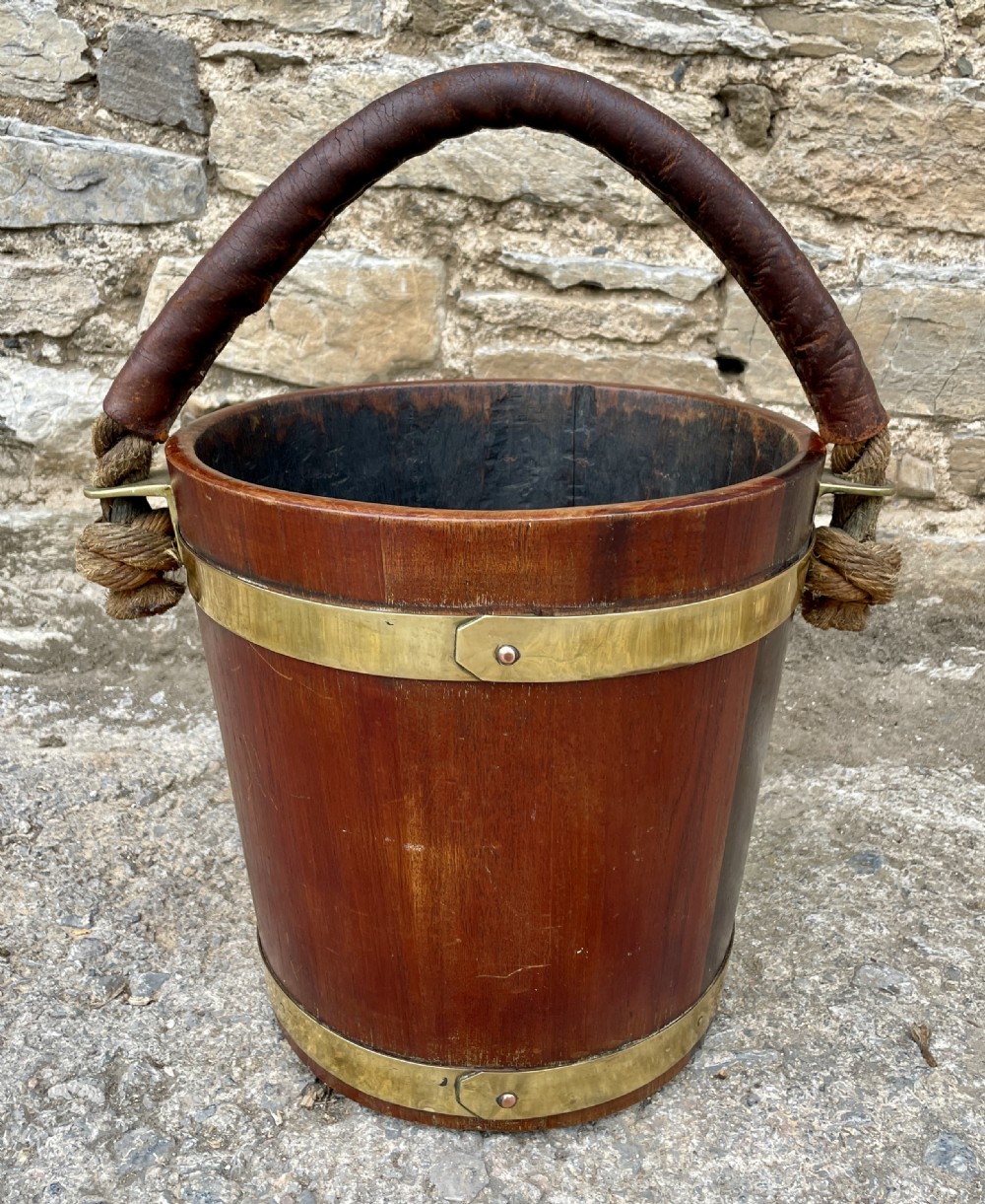 Victorian Naval Fire Bucket View X