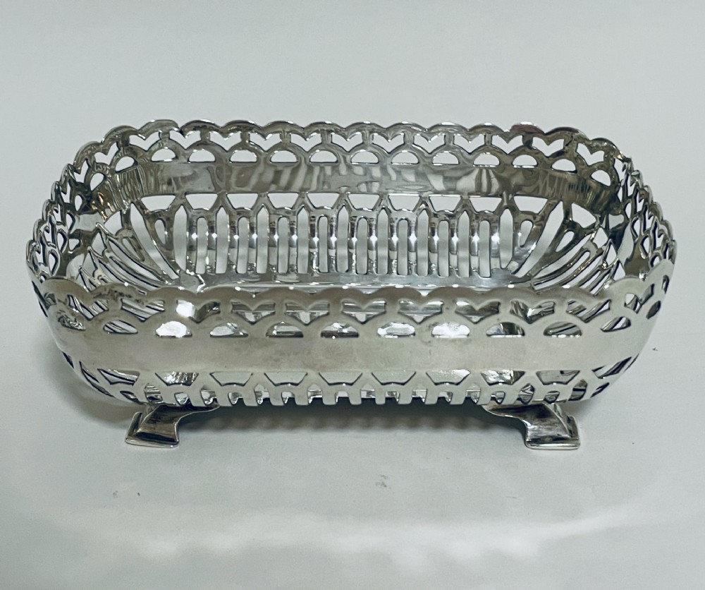 Antique Silver Bonbon Dish