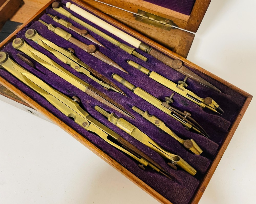Antique Technical Drawing Set View V