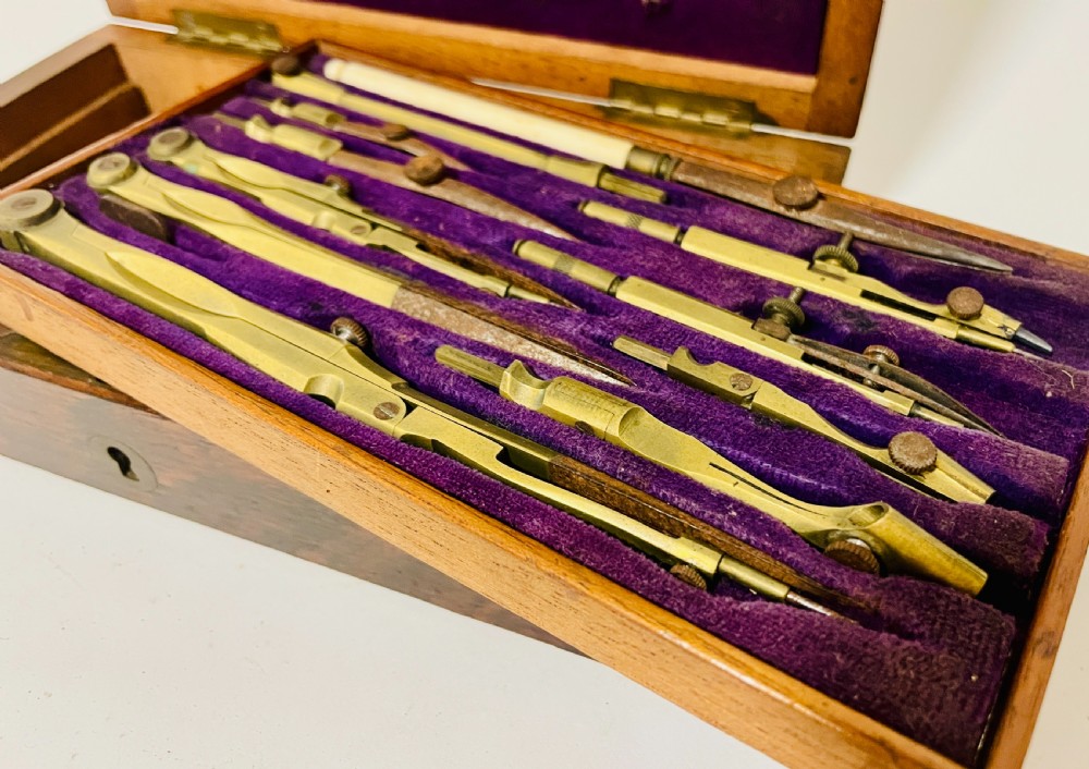 Antique Technical Drawing Set View VI