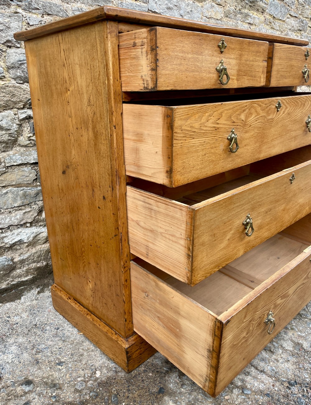 Ash Arts and Crafts Chest of Drawers View X